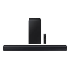 SAMSUNG HW-C450 2.1ch Soundbar w/DTS Virtual X Subwoofer Included Bass Boost Adaptive Sound Lite Game Mode Bluetooth Wireless Surround Sound Compatible